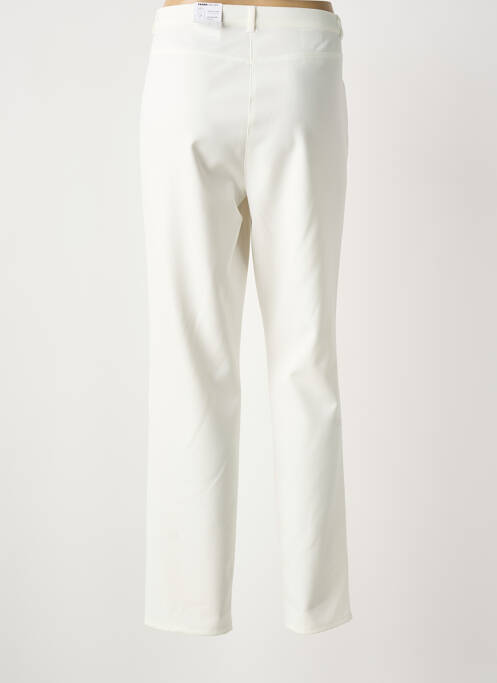 Pantalon drept alb FRANK WALDER femeie