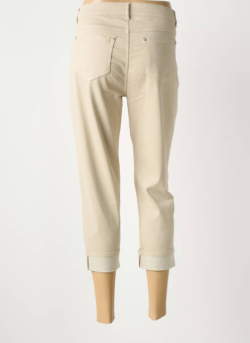 Pantalon trei sferturi bej ANNA MONTANA femeie