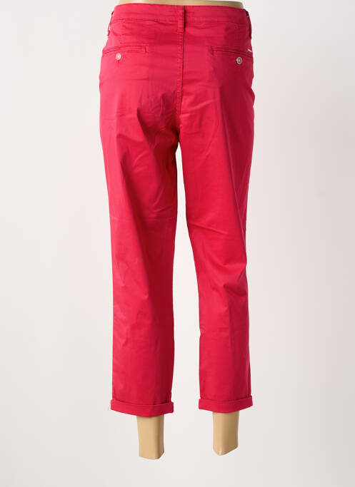 Pantalon trei sferturi roșu LCDN femeie