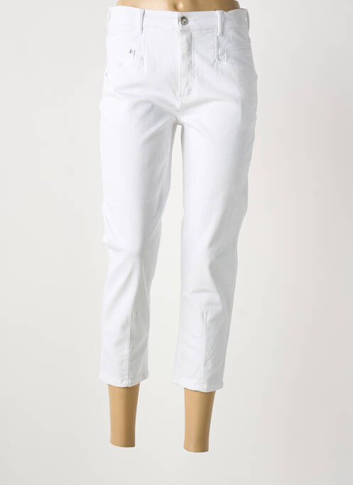 Pantalon trei sferturi alb ANNA MONTANA femeie