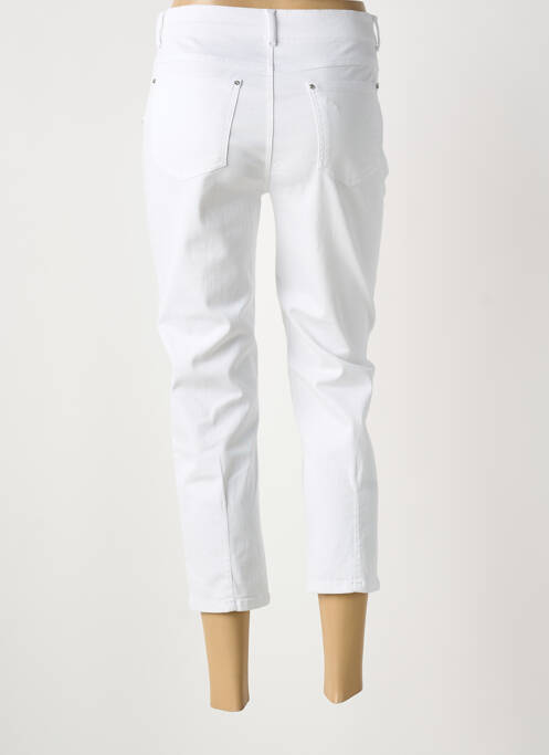 Pantalon trei sferturi alb ANNA MONTANA femeie