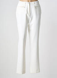 Pantalon slim talie elastică mărime normală bej GUY DUBOUIS femme