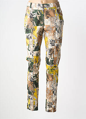 Pantalon slim mărime normală mărime normală verde MERI & ESCA femeie