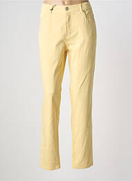 Pantalon slim elasticitate mărime normală galben ANNA MONTANA femme