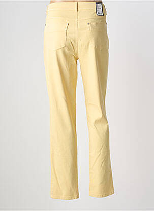 Pantalon slim elasticitate mărime normală galben ANNA MONTANA femeie