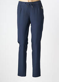 Pantalon slim talie elastică mărime normală albastru FRANK WALDER femme