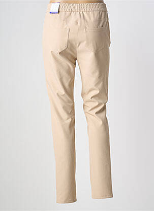 Pantalon slim talie elastică mărime normală bej FRANK WALDER femeie