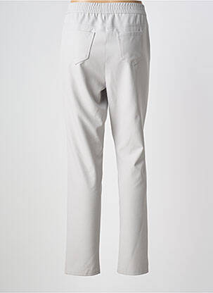 Pantalon slim talie elastică mărime normală gri FRANK WALDER femeie