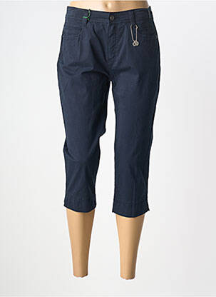 Pantalon trei sferturi albastru ANNA MONTANA femeie