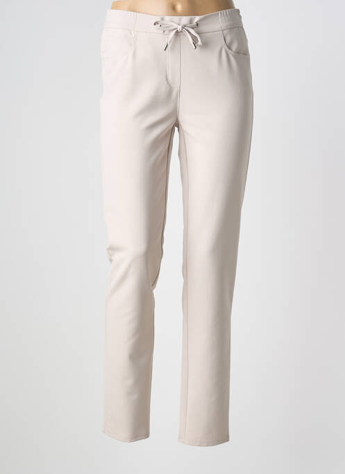 Pantalon slim bej FRANK WALDER femeie