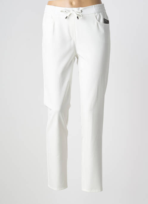 Pantalon slim alb FRANK WALDER femeie