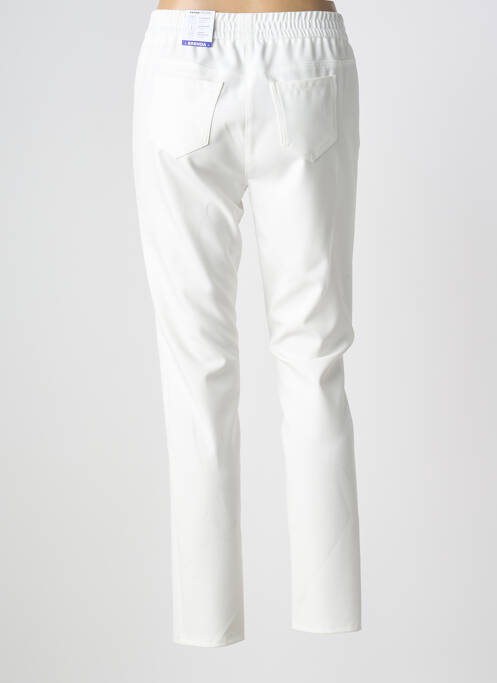 Pantalon slim alb FRANK WALDER femeie