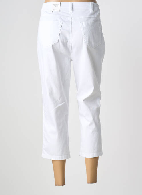 Pantalon trei sferturi alb ANNA MONTANA femeie