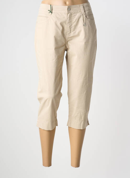 Pantalon trei sferturi bej ANNA MONTANA femeie