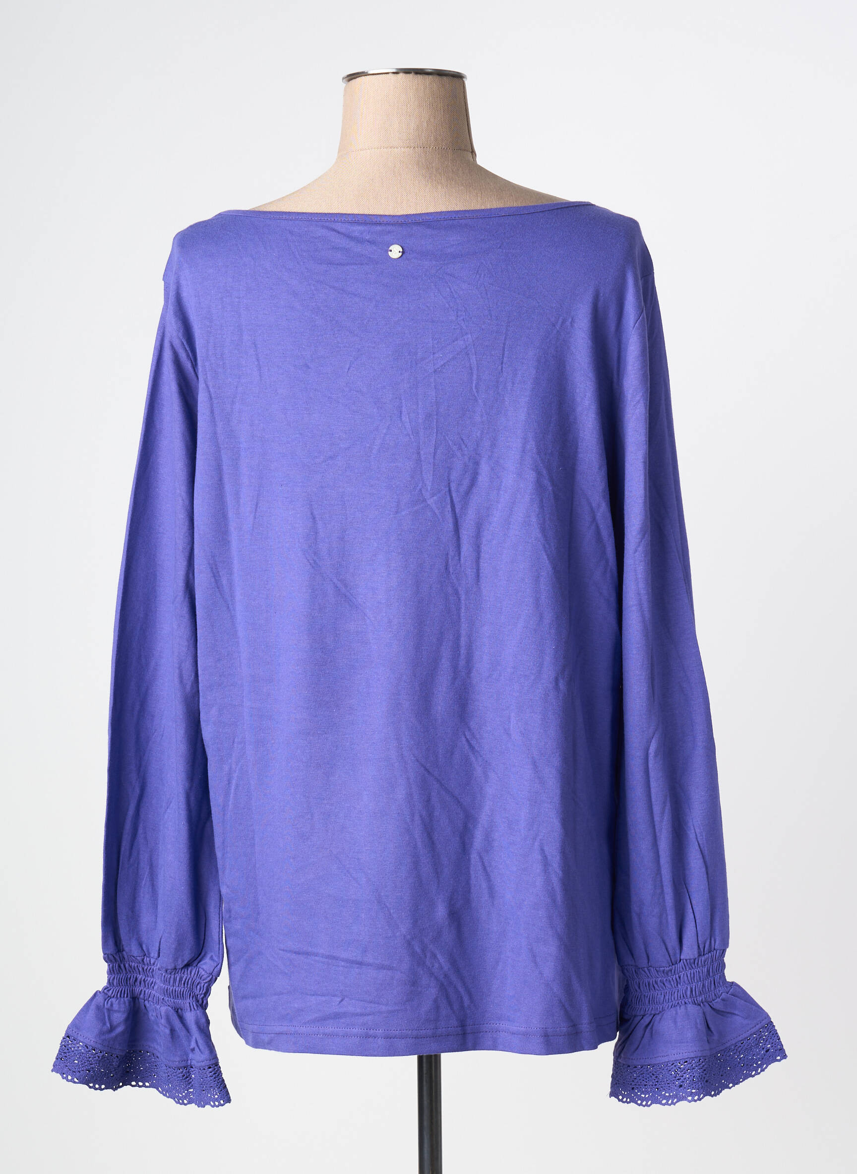 Top mâneci lungi mâneci lungi violet SHEEGO femeie