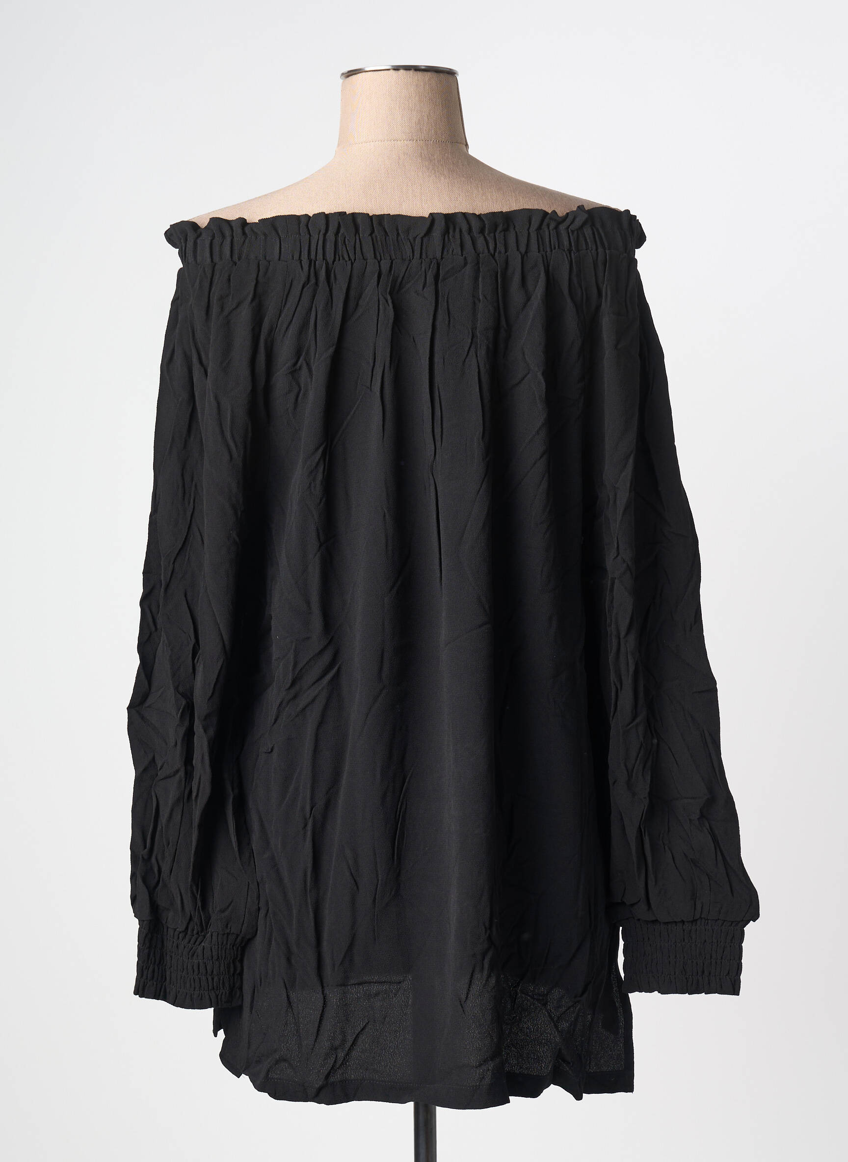 Top mâneci lungi mâneci lungi negru SHEEGO femeie