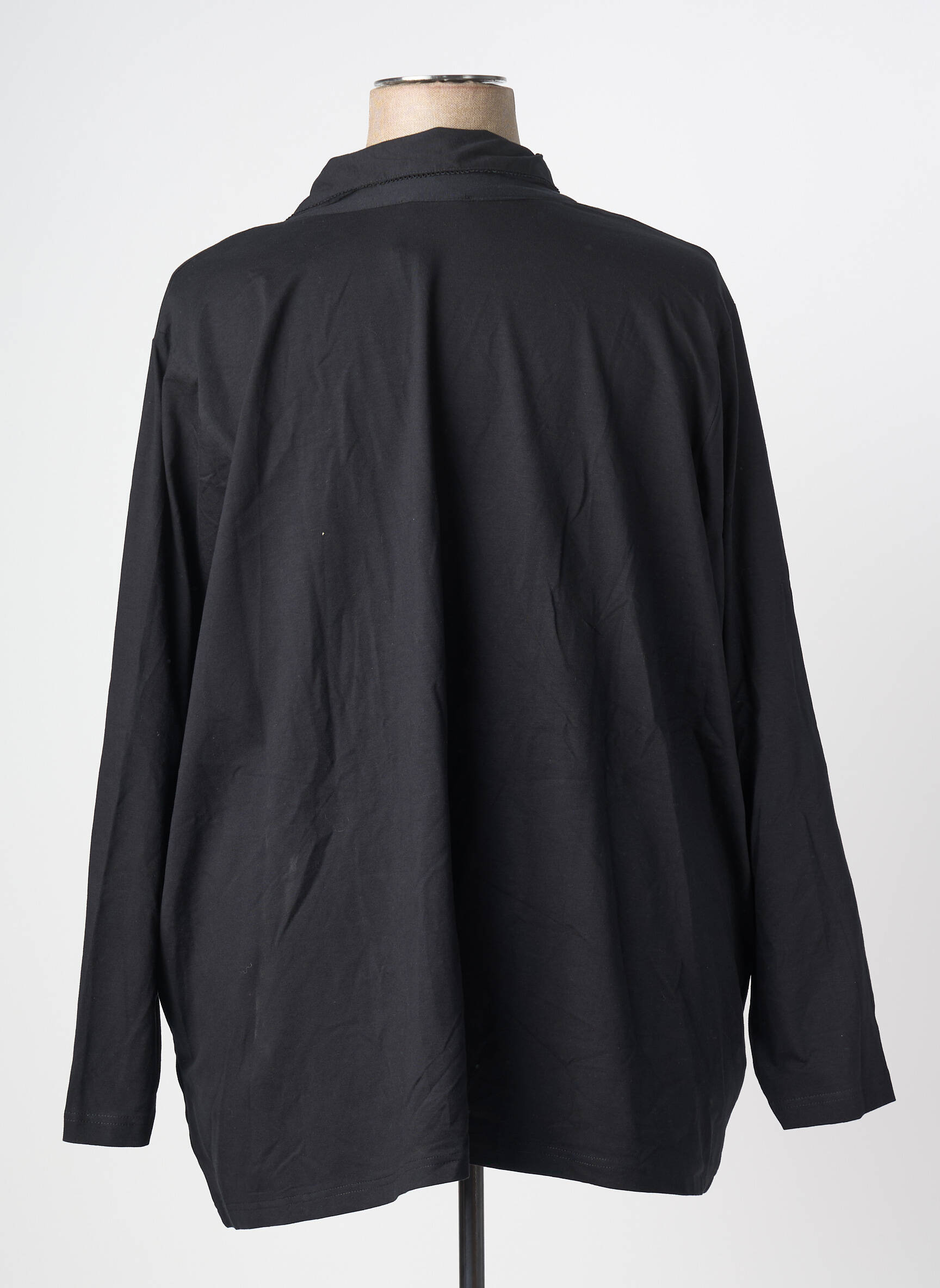 Top mâneci lungi mâneci lungi negru SHEEGO femeie