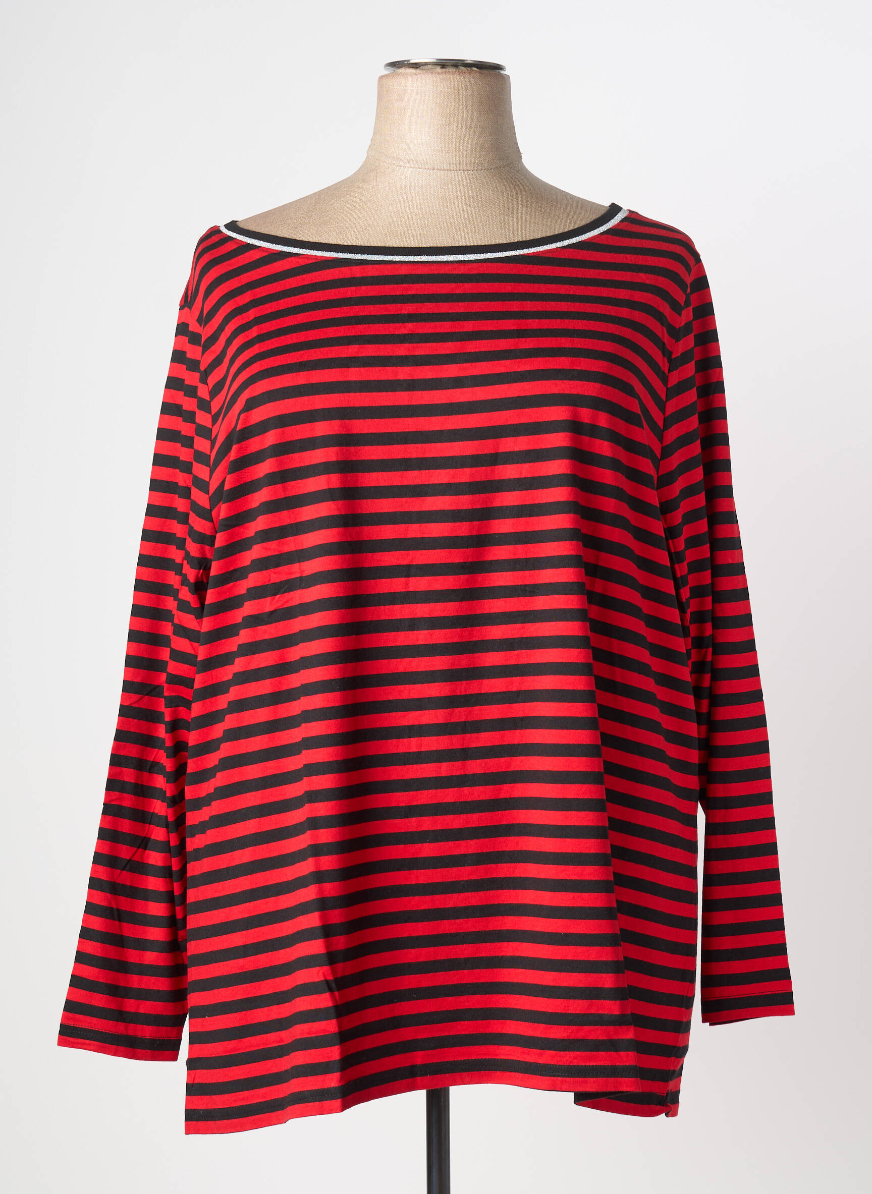 Tricou mâneci lungi mâneci lungi roșu SHEEGO femeie