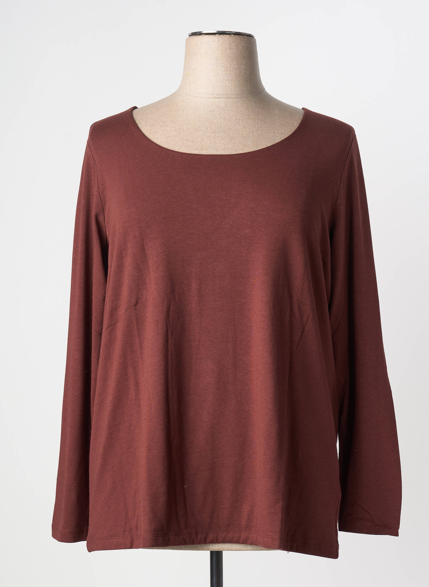 Tricou mâneci lungi mâneci lungi maro TOM TAILOR femeie