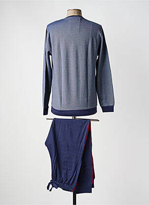 Pijama guler rotund albastru MASSANA bărbat