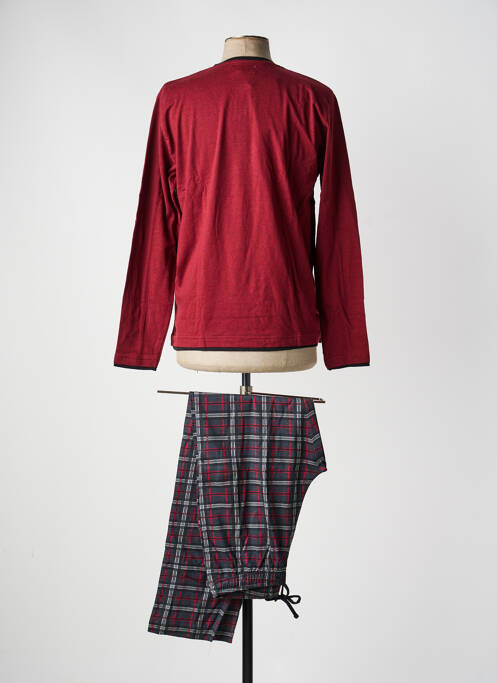 Pijama croială dreaptă roșu MASSANA homme