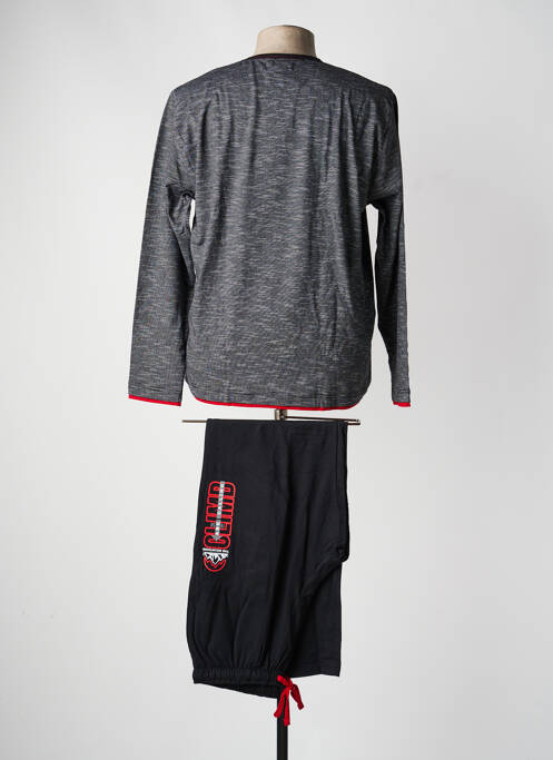 Pijama serigrafie negru MASSANA homme