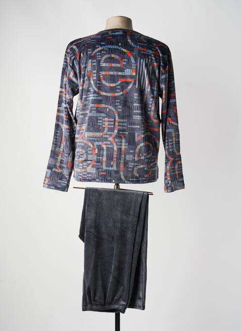 Pijama croială dreaptă gri MASSANA homme