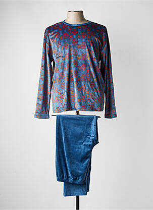 Pijama croială dreaptă albastru MASSANA homme