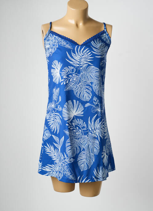 Nuisetă/combinetă guler în v albastru MASSANA femme