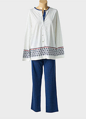 Pijama țesătură jerseu albastru MASSANA femme