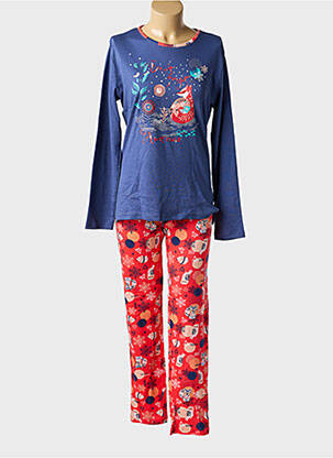 Pijama țesătură jerseu roșu MASSANA femme