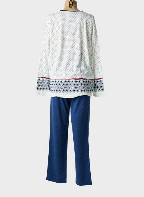 Pijama țesătură jerseu albastru MASSANA femme