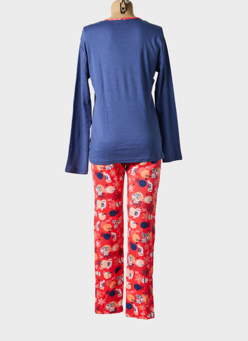 Pijama țesătură jerseu roșu MASSANA femme