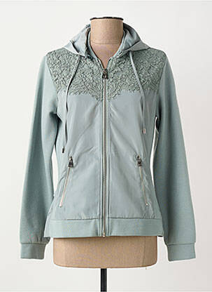 Jachete casual guler rotund verde ANANKE femeie