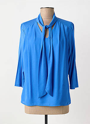 Top albastru FRANK WALDER femeie