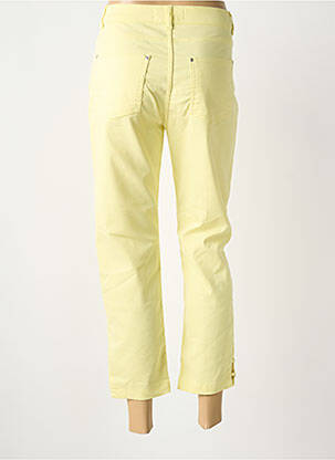 Pantalon 7/8 elasticitate mărime normală galben DOLCEZZA femeie