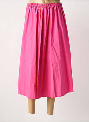Fustă lungă roz AROMA femeie