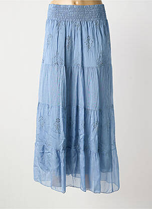 Fustă lungă albastru BKINI femeie