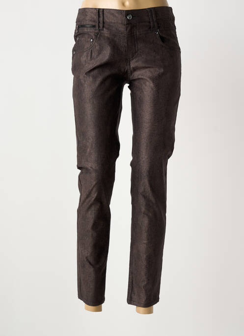 Pantalon 7/8 maro ANNA MONTANA femeie