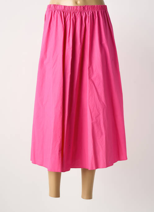 Fustă lungă roz AROMA femeie