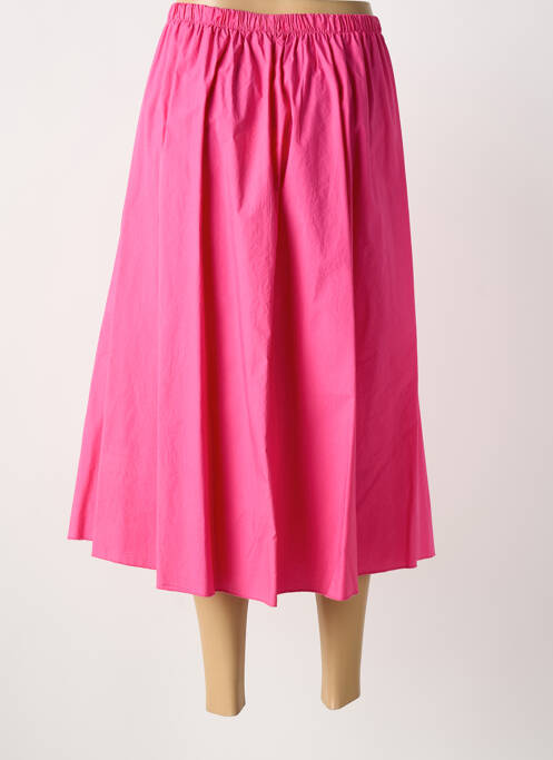 Fustă lungă roz AROMA femeie