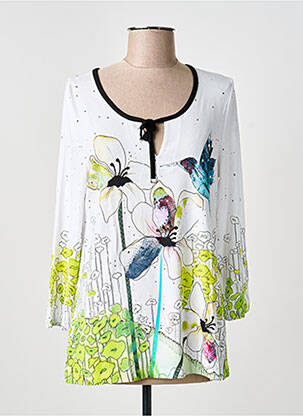 Tricou mâneci lungi mâneci lungi alb DOLCEZZA femeie