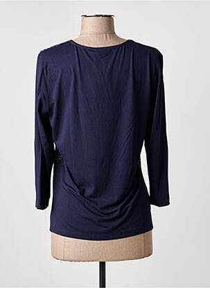 Tricou mâneci 3/4 mâneci 3/4 albastru BARBARA LEBEK femeie