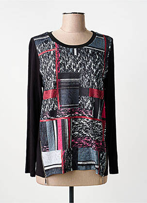 Tricou mâneci lungi mâneci lungi negru GUY DUBOUIS femeie