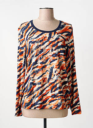 Tricou mâneci lungi mâneci lungi portocalie BARBARA LEBEK femeie