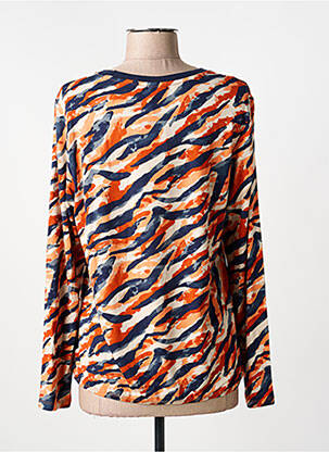 Tricou mâneci lungi mâneci lungi portocalie BARBARA LEBEK femeie