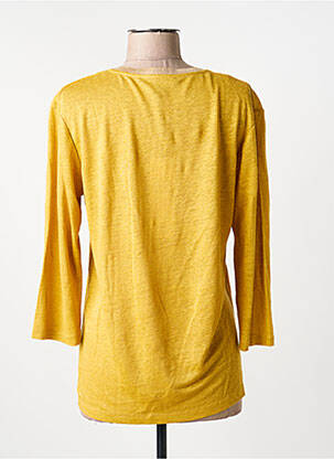 Tricou mâneci 3/4 mâneci 3/4 galben ANANKE femeie