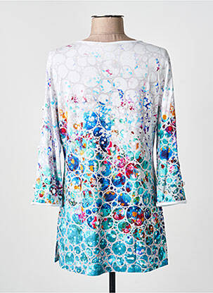 Tricou mâneci 3/4 mâneci 3/4 albastru DOLCEZZA femeie