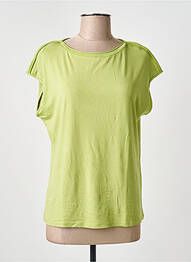 Tricou elasticitate mâneci scurte verde BARBARA LEBEK femme