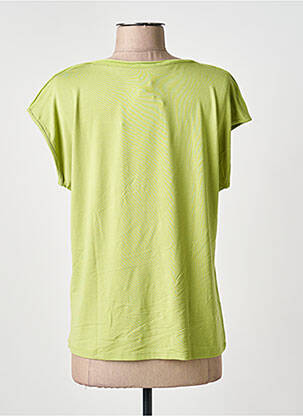 Tricou elasticitate mâneci scurte verde BARBARA LEBEK femeie
